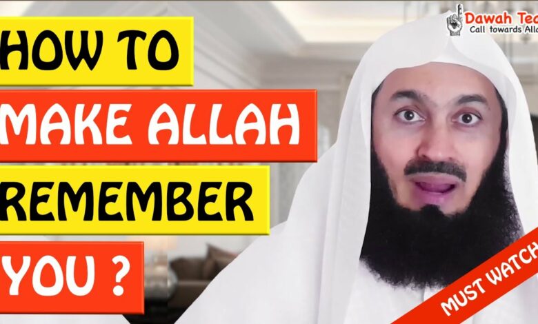 🚨HOW TO MAKE ALLAH ALWAYS REMEMBERS YOU?🤔 - MUFTI MENK