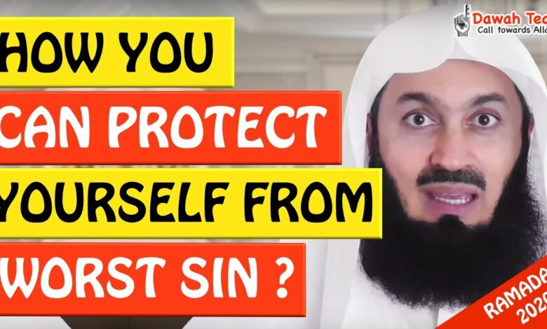 🚨HOW TO PROTECT YOURSELF FROM WORST SIN🤔 - Mufti Menk