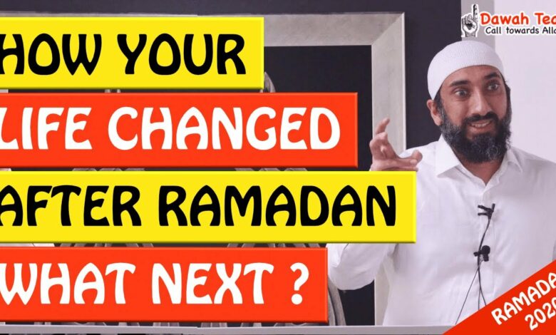 🚨HOW YOUR LIFE CHANGED AFTER RAMADAN🤔 - Nouman Ali Khan