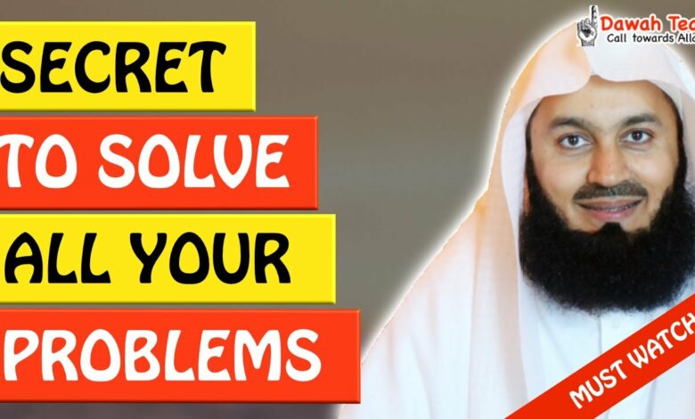 🚨SECRET TO SOLVE ALL YOUR PROBLEMS IN LIFE🤔ᴴᴰ - Mufti Menk