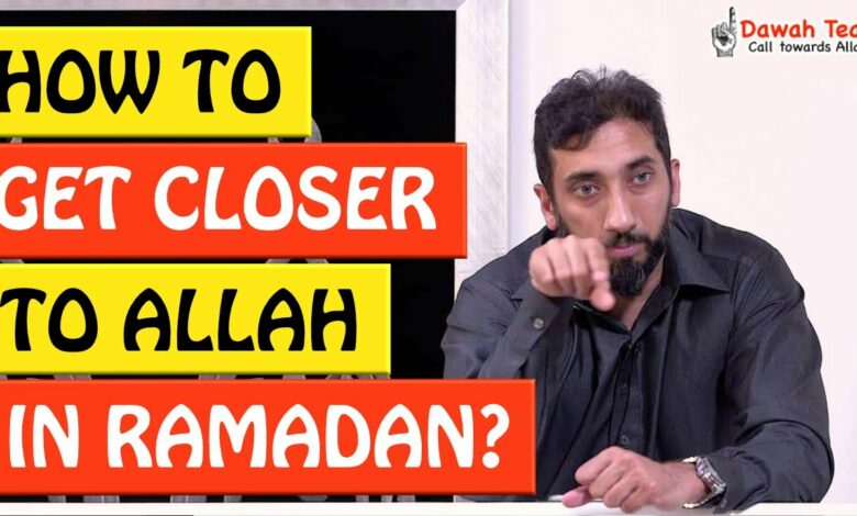 🚨HOW TO GET CLOSER TO ALLAH IN RAMADAN🤔 ᴴᴰ