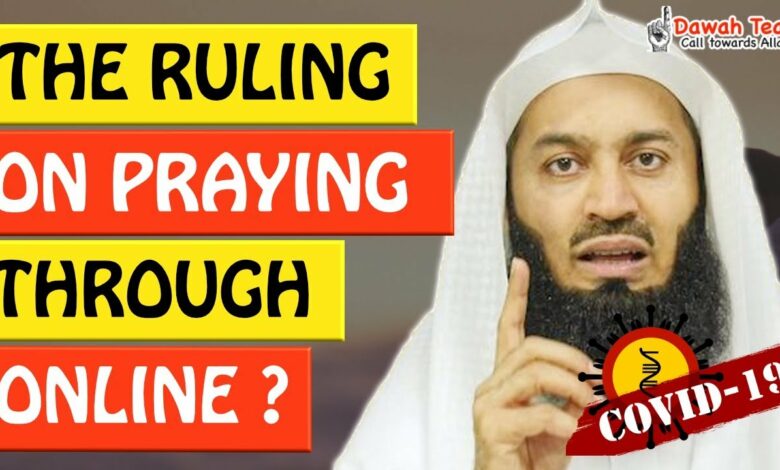 🚨THE RULING ON PRAYING THROUGH ONLINE BROADCAST🤔 - Mufti Menk