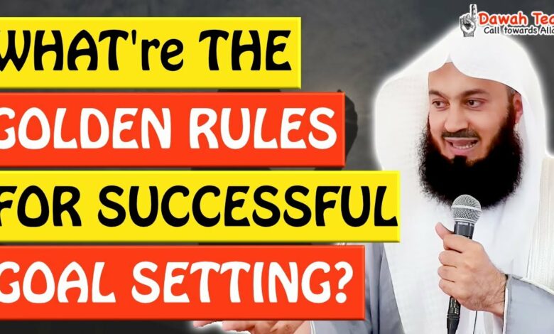 🚨WHAT're THE GOLDEN RULES FOR SUCCESSFUL GOAL SETTING? 🤔