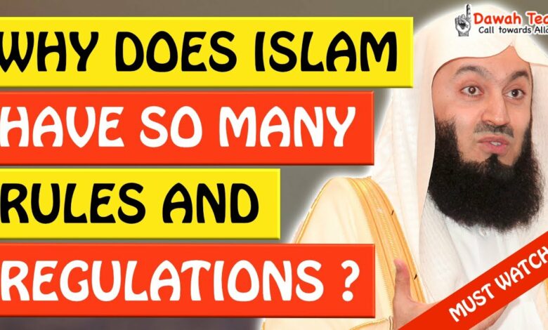 🚨WHY DOES ISLAM HAVE SO MANY RULES AND REGULATIONS 🤔 - Mufti Menk